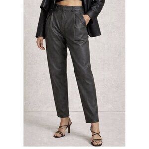 AG Adriano Goldschmied Rory Pleated Carrot Trouser Pants Sz 27 Retail $215